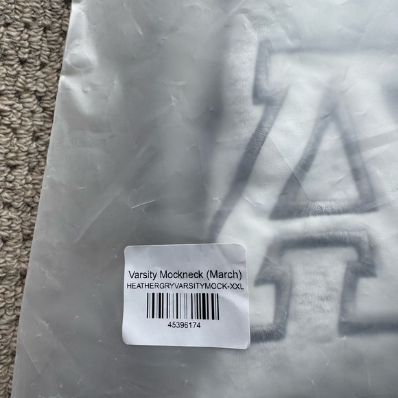 PARKE Ribbed Gray Sweatshirt XXL - Picture 4 of 5